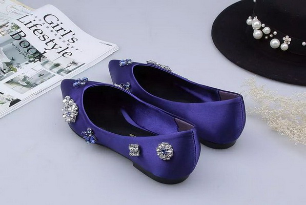 CHANEL Shallow mouth flat shoes Women--010